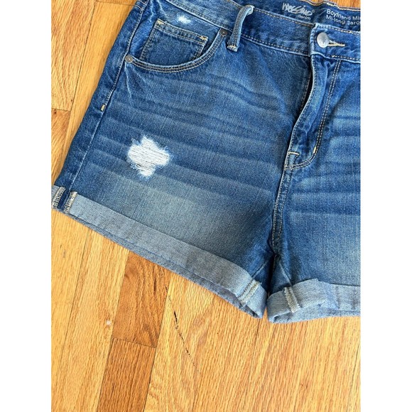 Mossimo Jean Cuffed Shorts A-2 - Picture 2 of 5